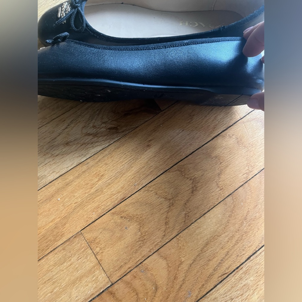Coach Women's Black Ballet Flats - Picture 3 of 8